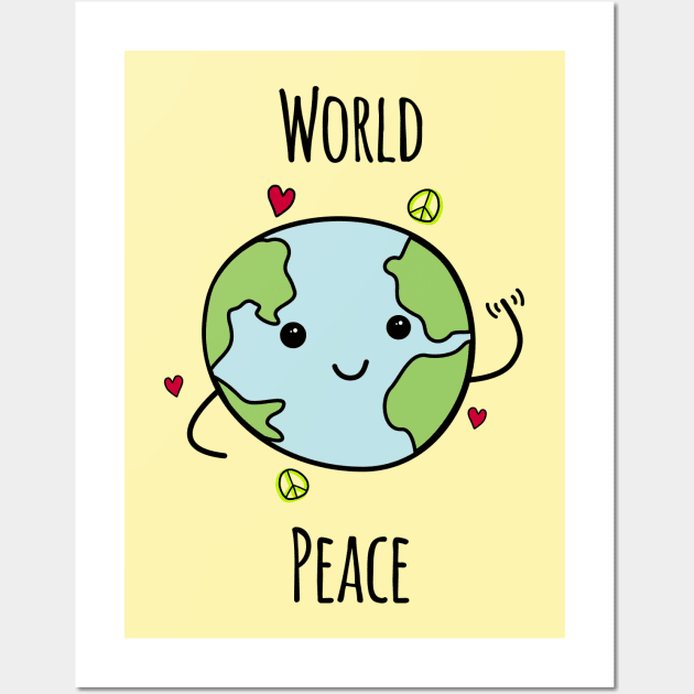 World Peace Wall Art by bluevolcanoshop@gmail.com